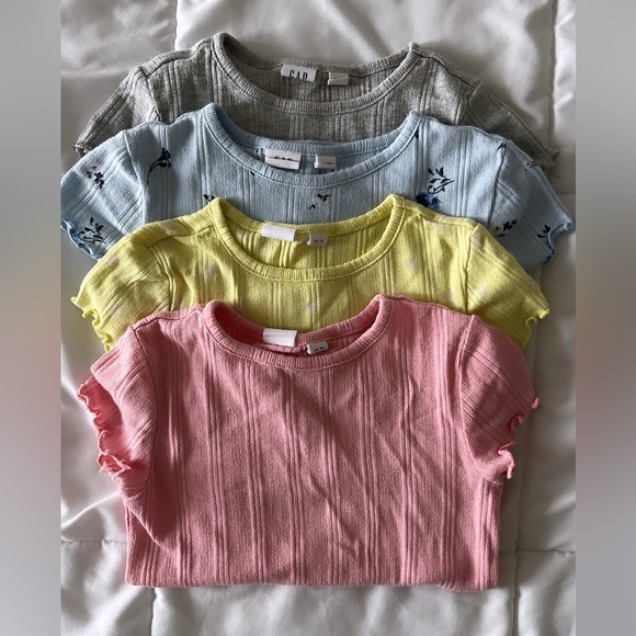 GAP Super Soft Cotton Knit TShirts XS 4 Pack - Picture 1 of 5